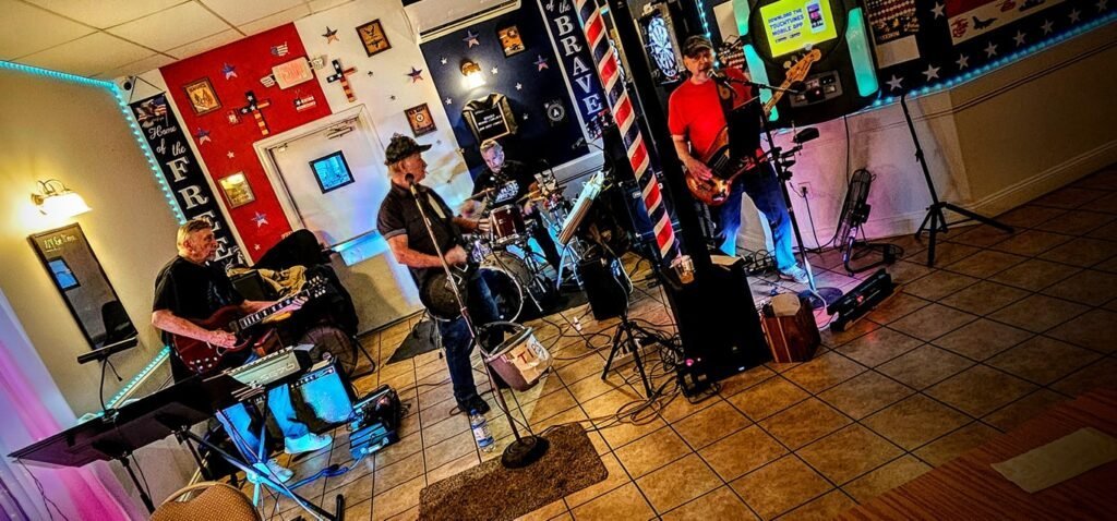 Live music night at the clubhouse